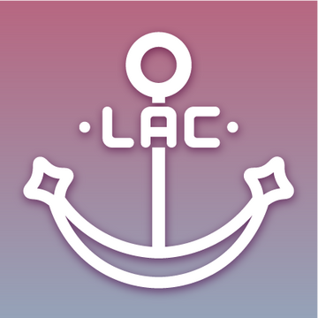 SailorChips logo. A crescent moon and stars form the base of an anchor, while the letters “LAC” form the stock bar.